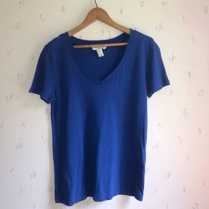 Forever 21 Indigo Blue V-Neck